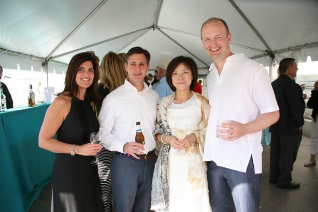 Mai and Mike McLaughlin, Jiamin and Michael Dierberg